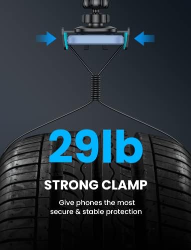 ליזן [2023 המוצק ביותר] מחזיק טלפון לרכב, [לעולם אל תיפול ויציב במיוחד] מחזיק טלפון נייד למכוניות אוורור